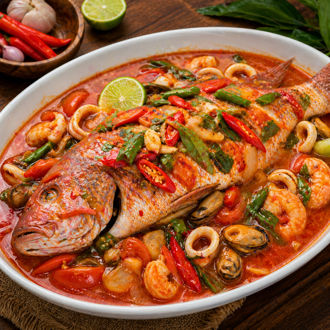 Kakap Asam Pedas Kedai Tiga Nyonya